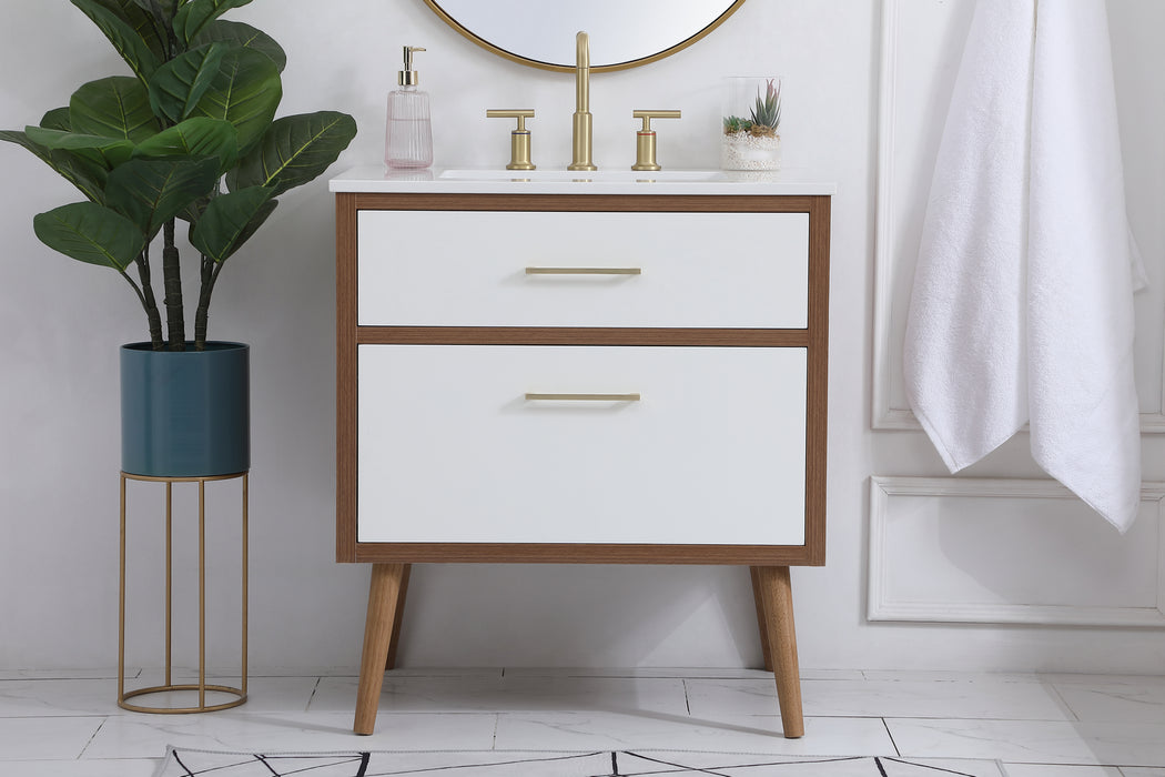 Bathroom Vanity from the Boise collection in White finish