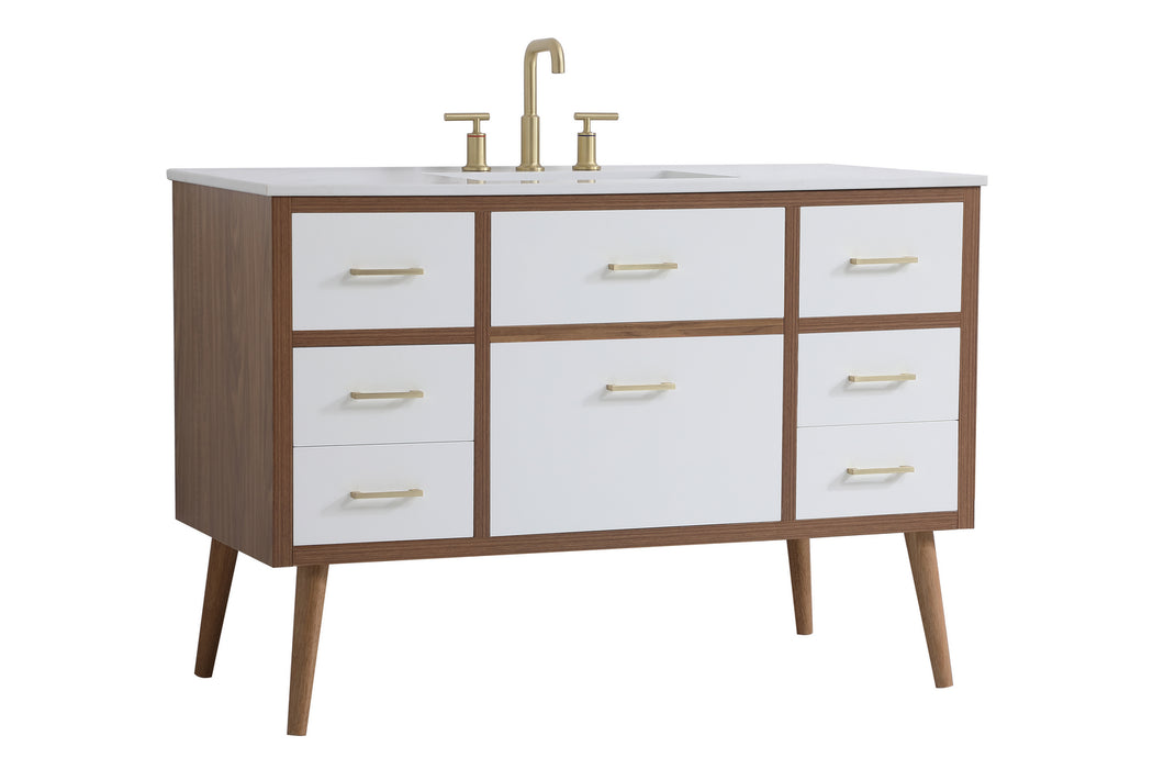 Bathroom Vanity Set from the Boise collection in White finish