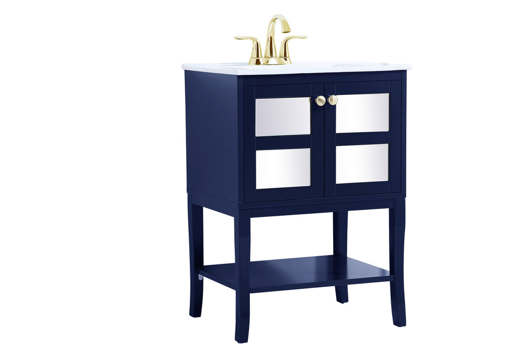 Bathroom Vanity from the Mason collection in Blue finish