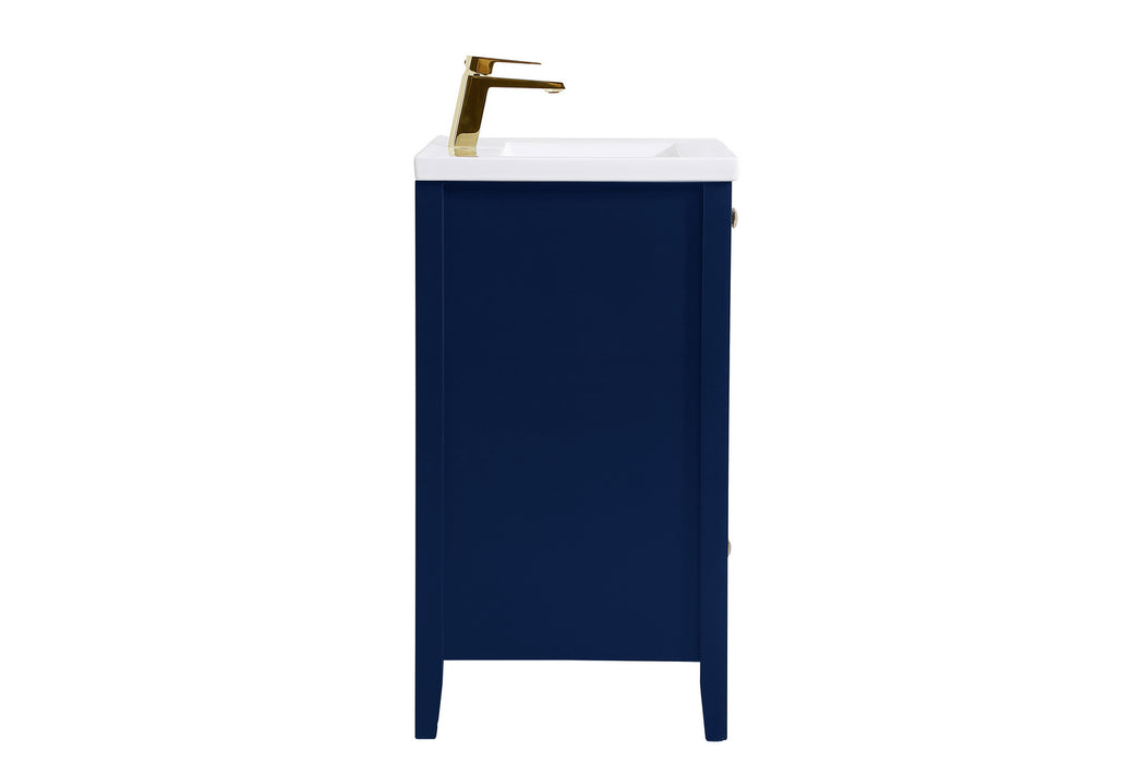 Bathroom Vanity from the Aqua collection in Blue finish