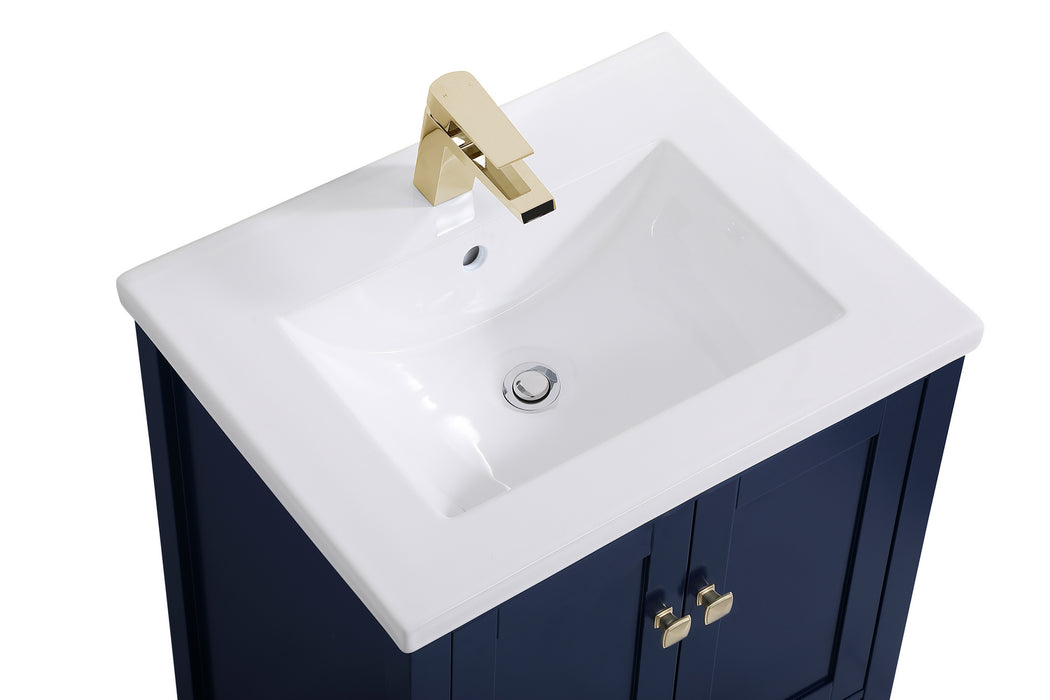 Bathroom Vanity from the Aqua collection in Blue finish