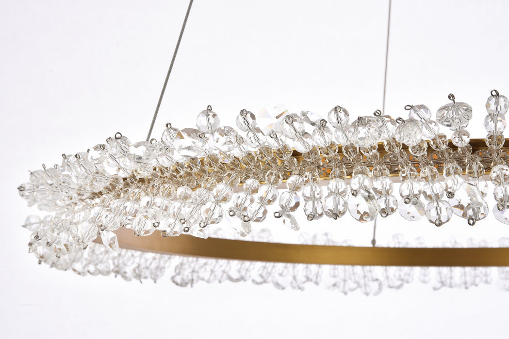 LED Pendant from the Laurel collection in Gold finish