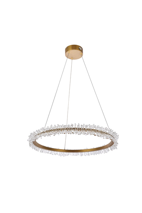 LED Pendant from the Laurel collection in Gold finish