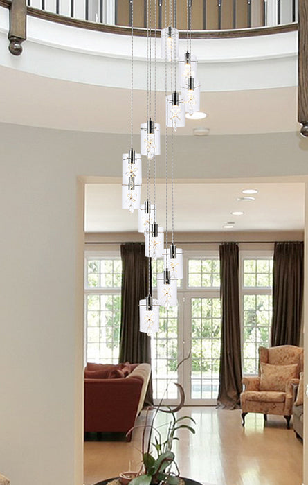 LED Pendant from the Hana collection in Chrome finish