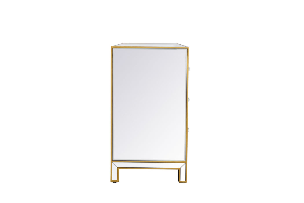 Dresser from the Reflexion collection in Antique Gold finish