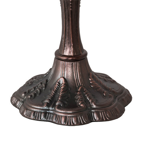 Three Light Table Lamp from the Roseborder collection in Mahogany Bronze finish