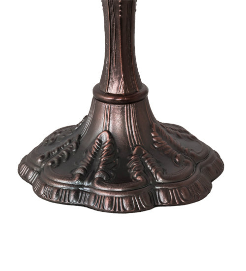 Three Light Table Lamp from the Roseborder collection in Mahogany Bronze finish