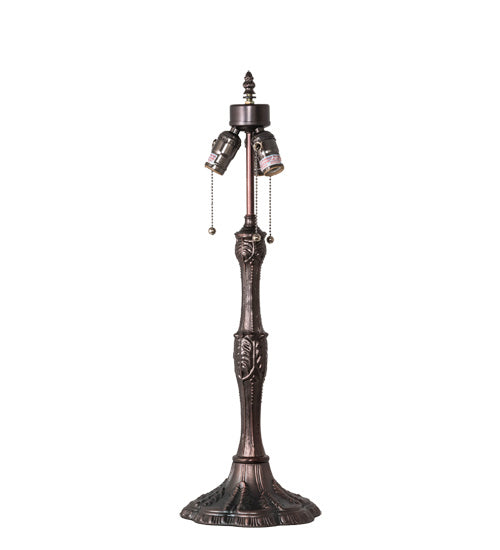 Three Light Table Lamp from the Roseborder collection in Mahogany Bronze finish