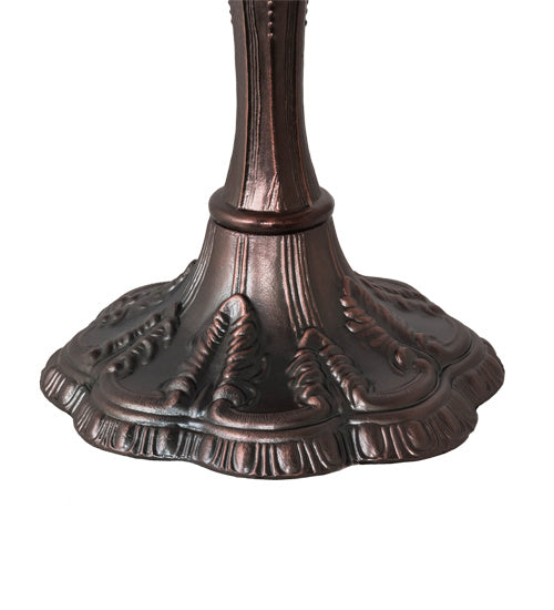 Three Light Table Lamp from the Renaissance Rose collection in Mahogany Bronze finish