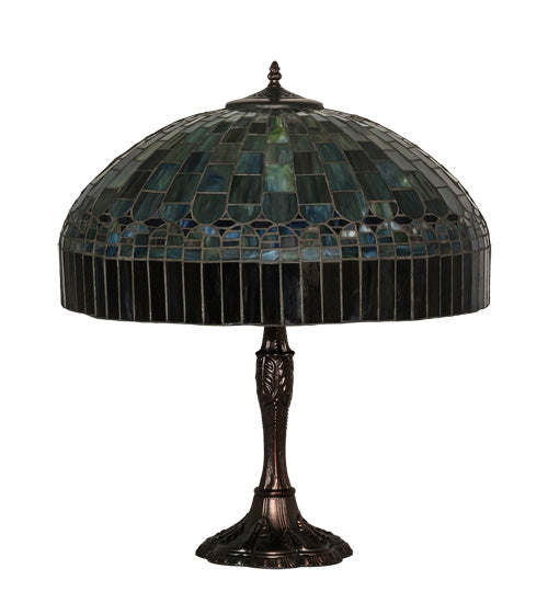 Three Light Table Lamp from the Candice collection in Mahogany Bronze finish