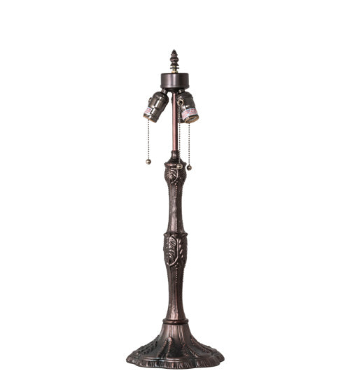 Three Light Table Lamp from the Tiffany Hanginghead Dragonfly collection in Mahogany Bronze finish