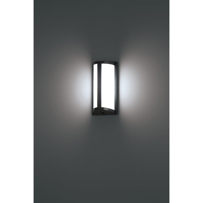 LED Outdoor Wall Mount from the Margate collection in Black finish