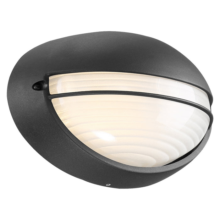 LED Bulkhead from the Clifton collection in Black finish