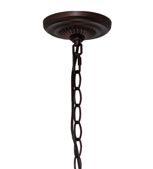 Three Light Pendant from the Tiffany Candice collection in Mahogany Bronze finish