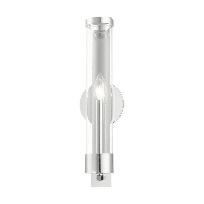 One Light Wall Sconce from the Castleton collection in Polished Chrome finish