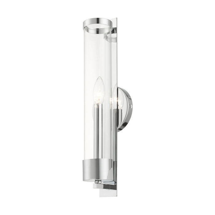 One Light Wall Sconce from the Castleton collection in Polished Chrome finish