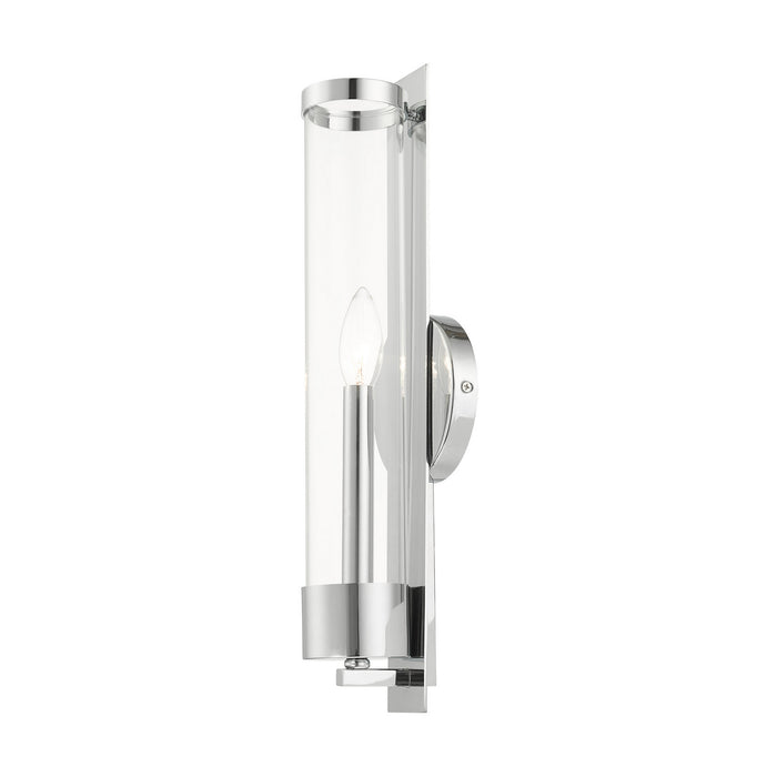 One Light Wall Sconce from the Castleton collection in Polished Chrome finish