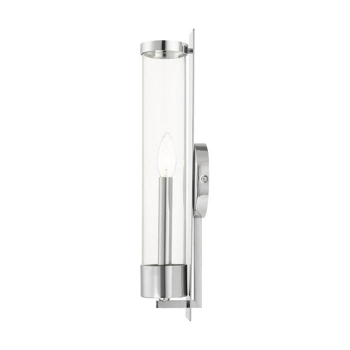 One Light Wall Sconce from the Castleton collection in Polished Chrome finish