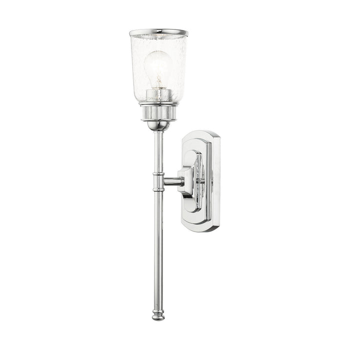 One Light Wall Sconce from the Lawrenceville collection in Polished Chrome finish