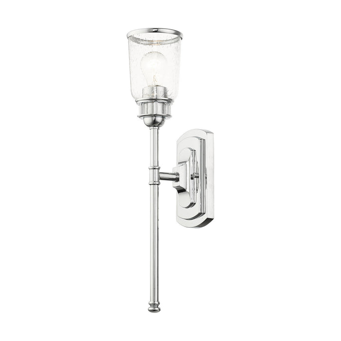 One Light Wall Sconce from the Lawrenceville collection in Polished Chrome finish