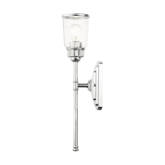 One Light Wall Sconce from the Lawrenceville collection in Polished Chrome finish