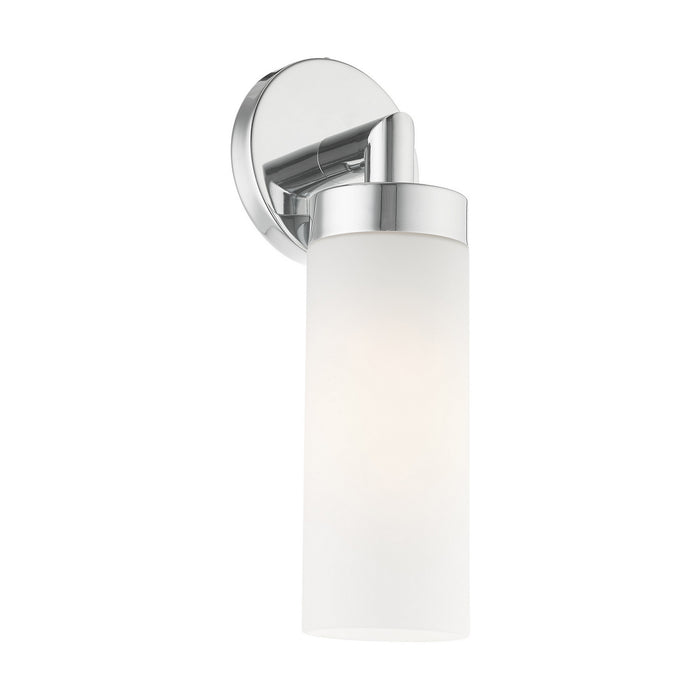 One Light Wall Sconce from the Aero collection in Polished Chrome finish