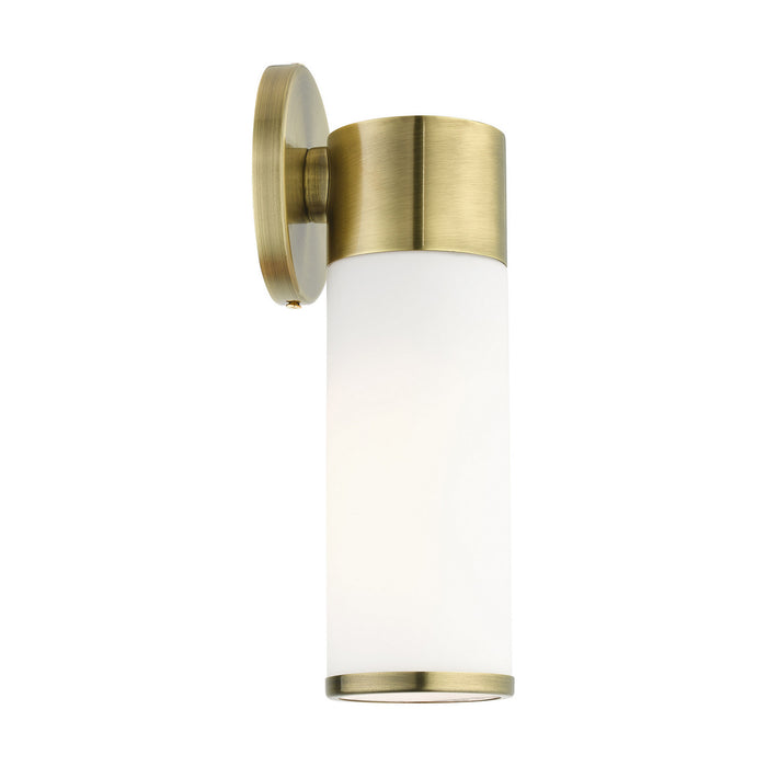 One Light Wall Sconce from the Lindale collection in Antique Brass finish