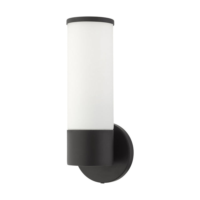 One Light Wall Sconce from the Lindale collection in Black finish