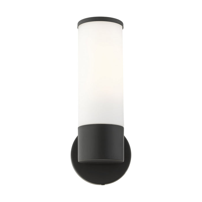 One Light Wall Sconce from the Lindale collection in Black finish