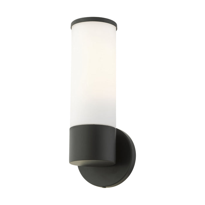 One Light Wall Sconce from the Lindale collection in Black finish