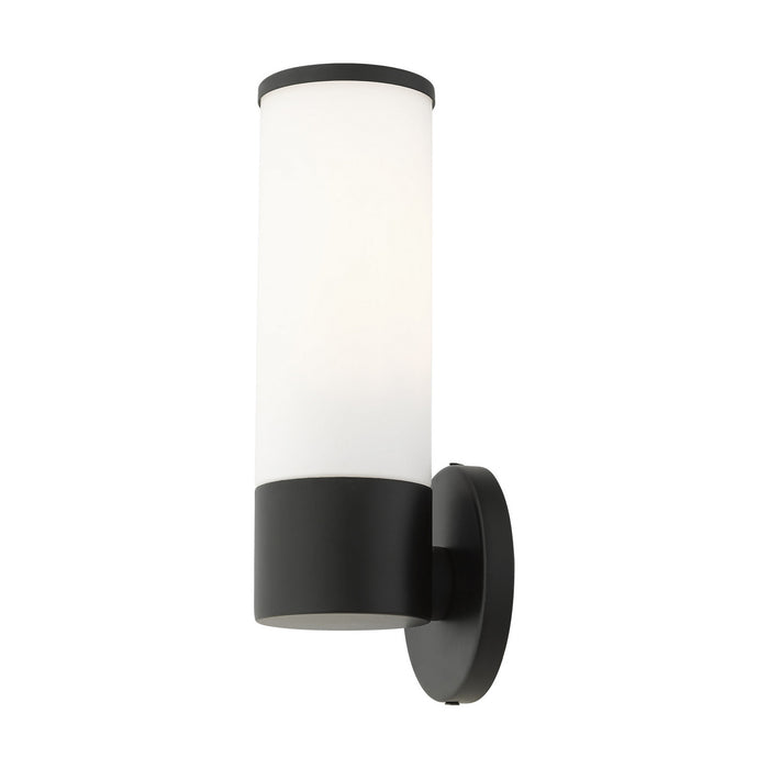 One Light Wall Sconce from the Lindale collection in Black finish