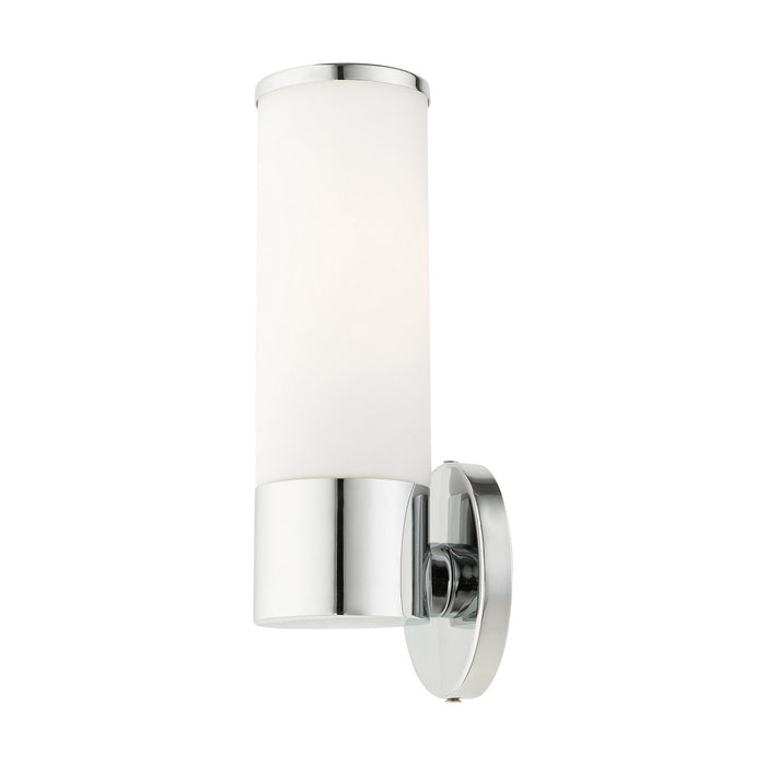 One Light Wall Sconce from the Lindale collection in Polished Chrome finish