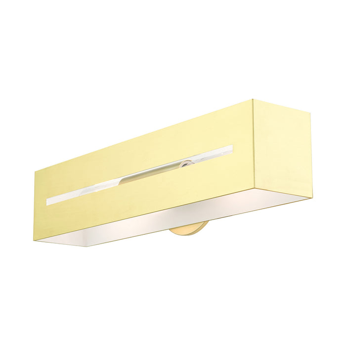 Two Light Vanity from the Soma collection in Satin Brass finish