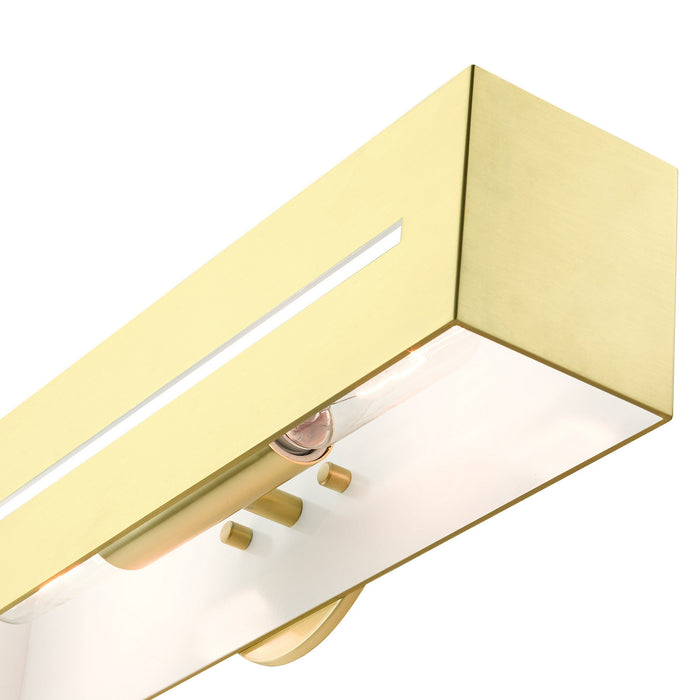 Two Light Vanity from the Soma collection in Satin Brass finish