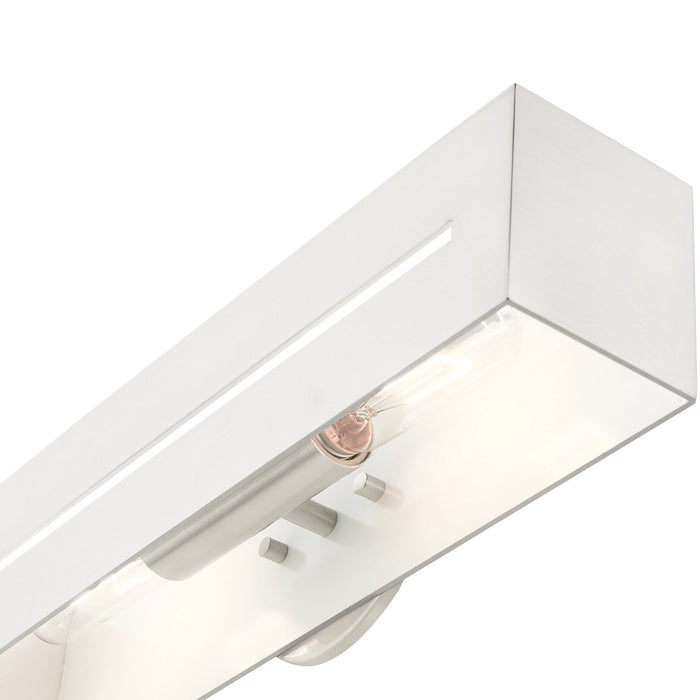 Two Light Vanity from the Soma collection in Brushed Nickel finish
