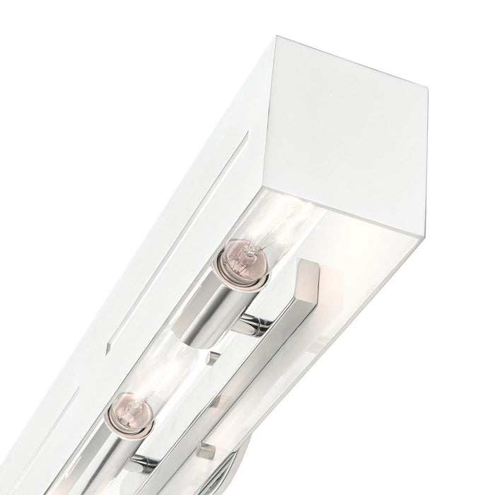 Three Light Vanity from the Soma collection in Polished Chrome finish
