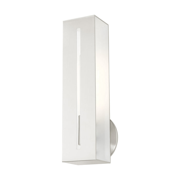 One Light Wall Sconce from the Soma collection in Brushed Nickel finish