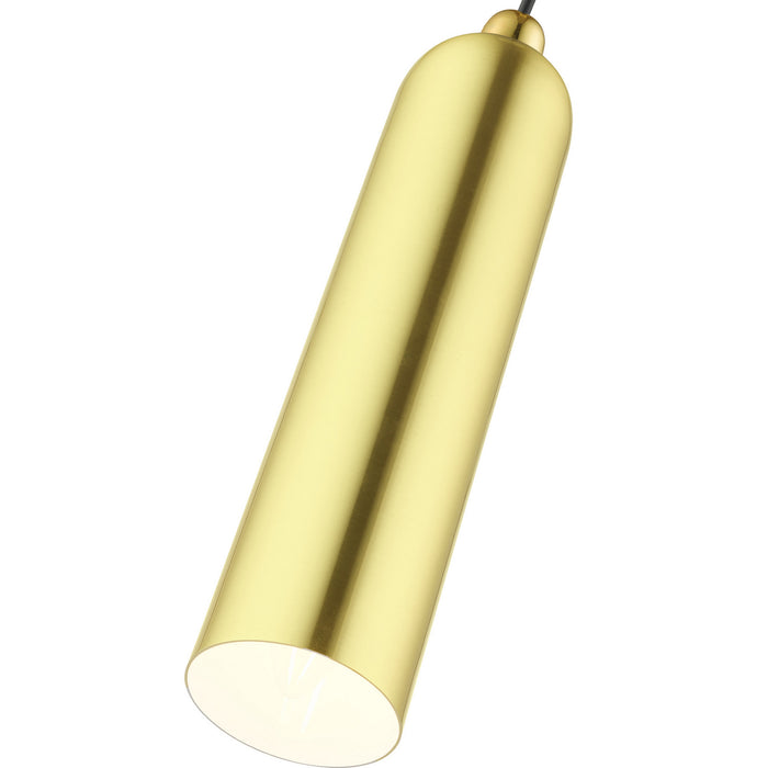 One Light Pendant from the Ardmore collection in Satin Brass finish