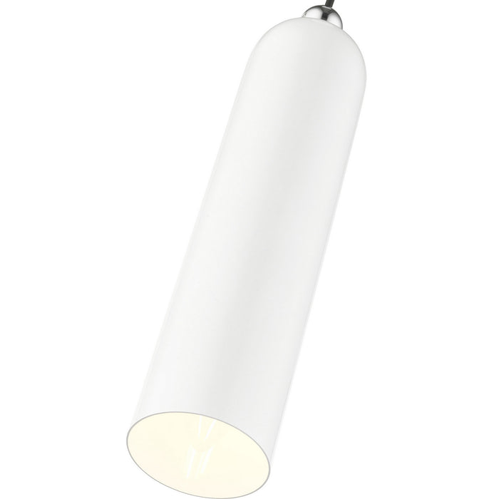 One Light Pendant from the Ardmore collection in Shiny White finish