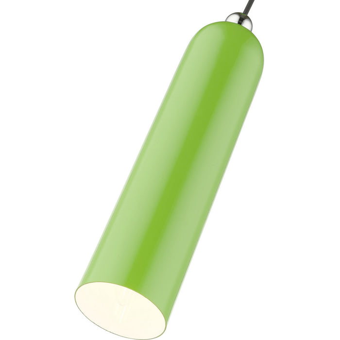 One Light Pendant from the Ardmore collection in Shiny Apple Green finish