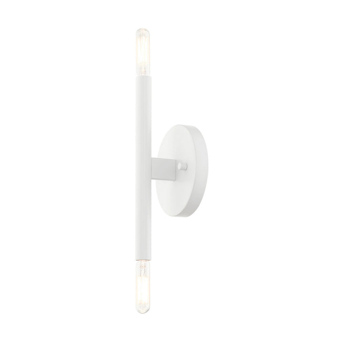 Two Light Wall Sconce from the Copenhagen collection in White finish