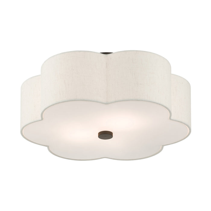 Three Light Semi Flush Mount from the Solstice collection in English Bronze finish