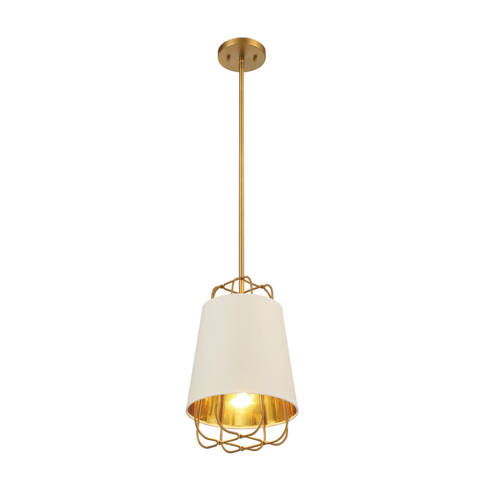 Three Light Pendant from the Tura collection in Brass finish