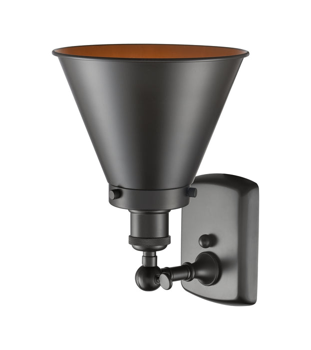 One Light Wall Sconce from the Ballston collection in Oil Rubbed Bronze finish