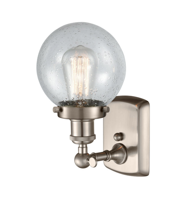 One Light Wall Sconce from the Ballston collection in Brushed Satin Nickel finish