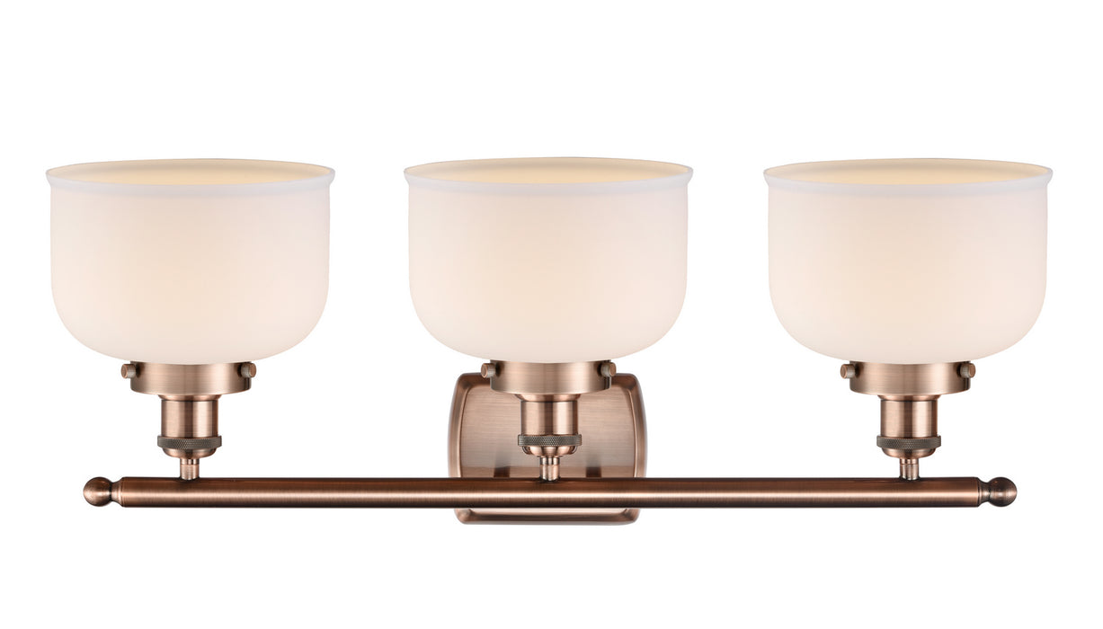 Three Light Bath Vanity from the Ballston collection in Antique Copper finish