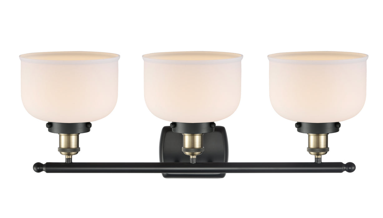 Three Light Bath Vanity from the Ballston collection in Black Antique Brass finish