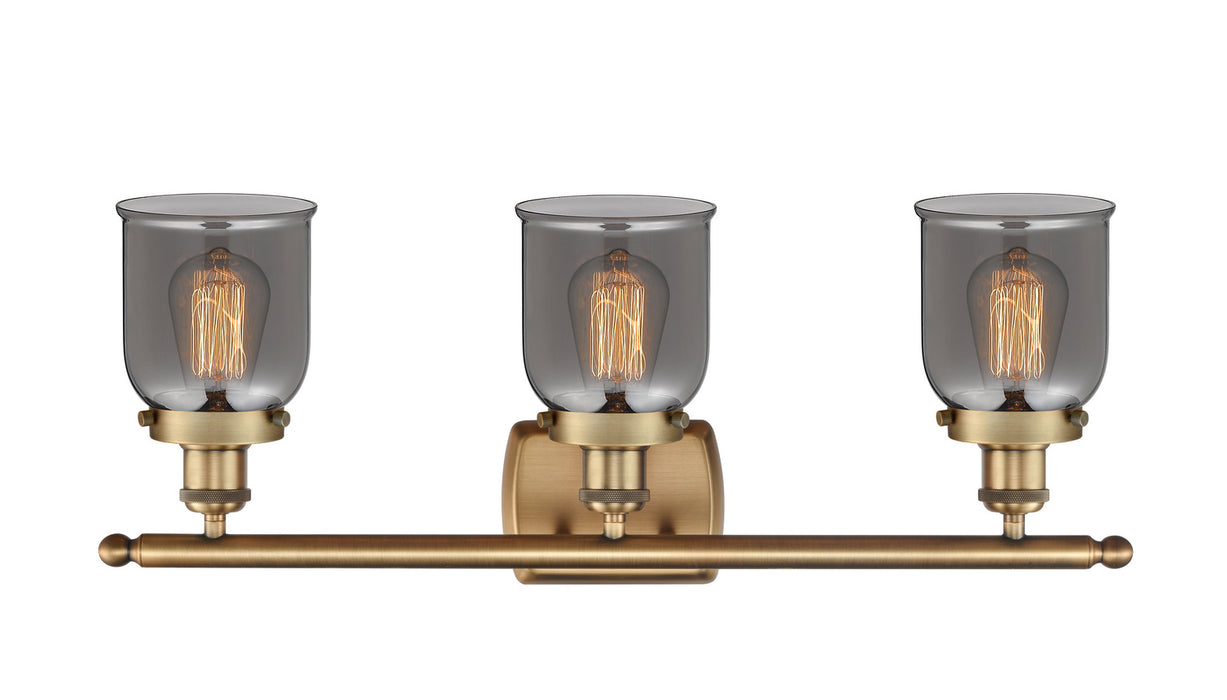 Three Light Bath Vanity from the Ballston collection in Brushed Brass finish
