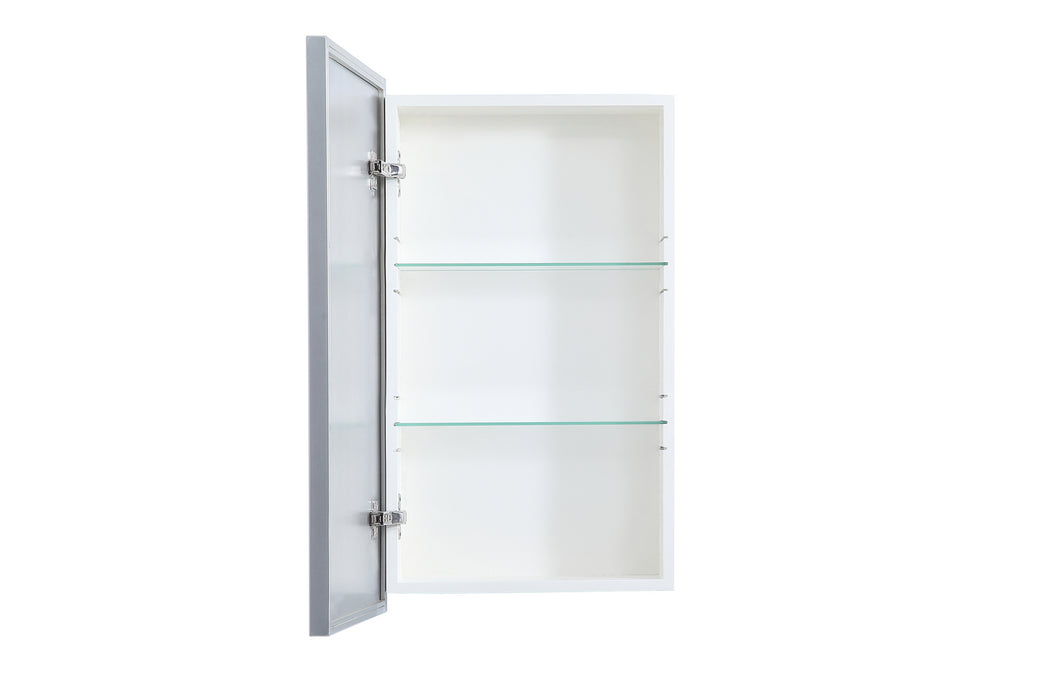 Medicine Cabinet from the Wyn collection in Silver finish