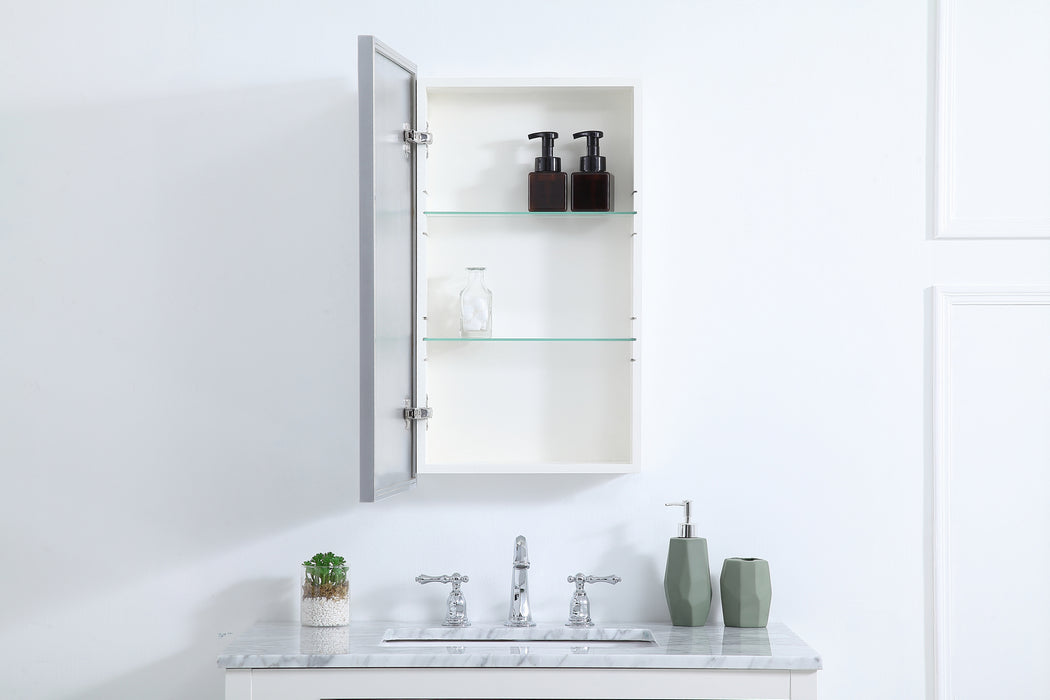 Medicine Cabinet from the Wyn collection in Silver finish